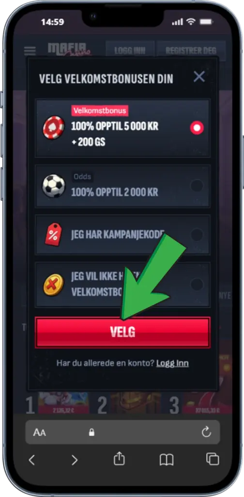claim bonus
